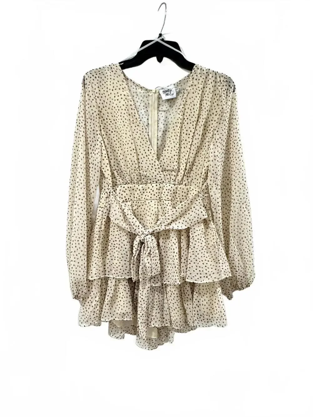 NWT Princess Polly String of Love Printed Ruffle Romper Size 8 - Picture 2 of 7